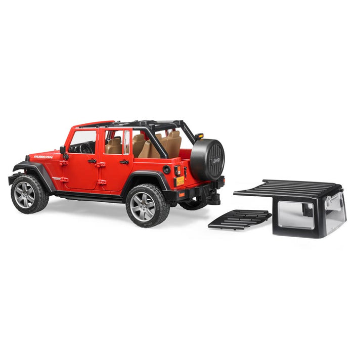 1/16 Red Jeep Wrangler Rubicon by Bruder