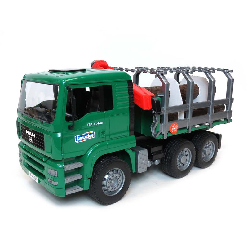 1/16 TG 410A Logging Truck w/Crane & 3 logs by Bruder