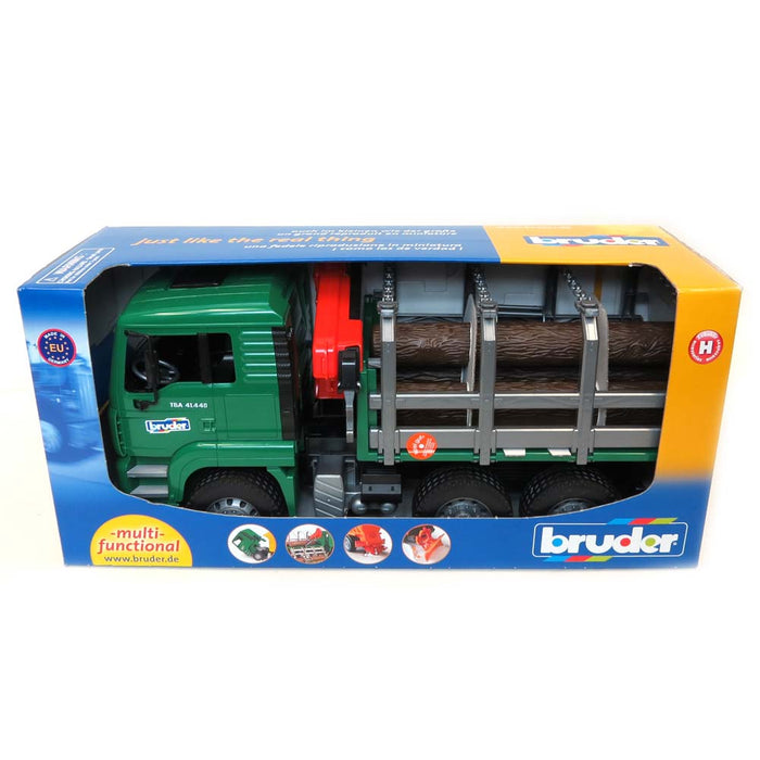 1/16 TG 410A Logging Truck w/Crane & 3 logs by Bruder