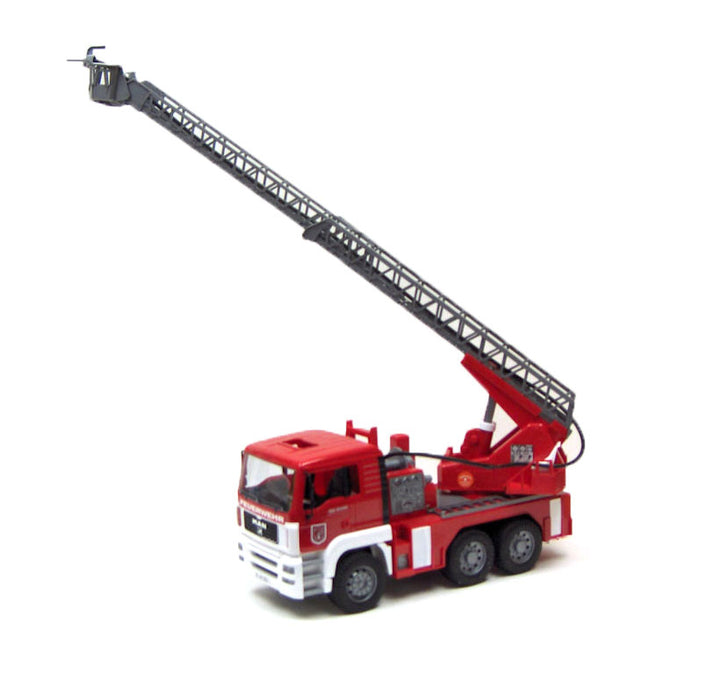 MAN Fire Engine w/water pump, light & sound module by Bruder