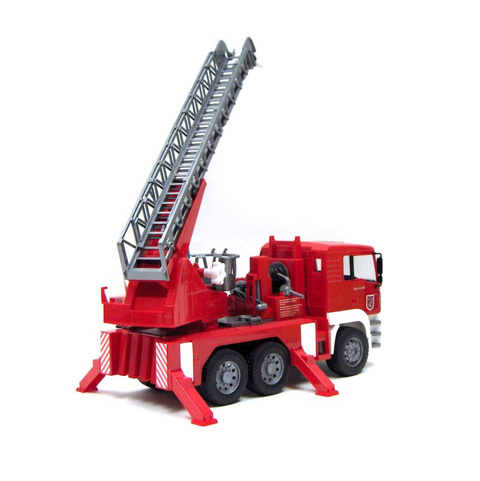 MAN Fire Engine w/water pump, light & sound module by Bruder