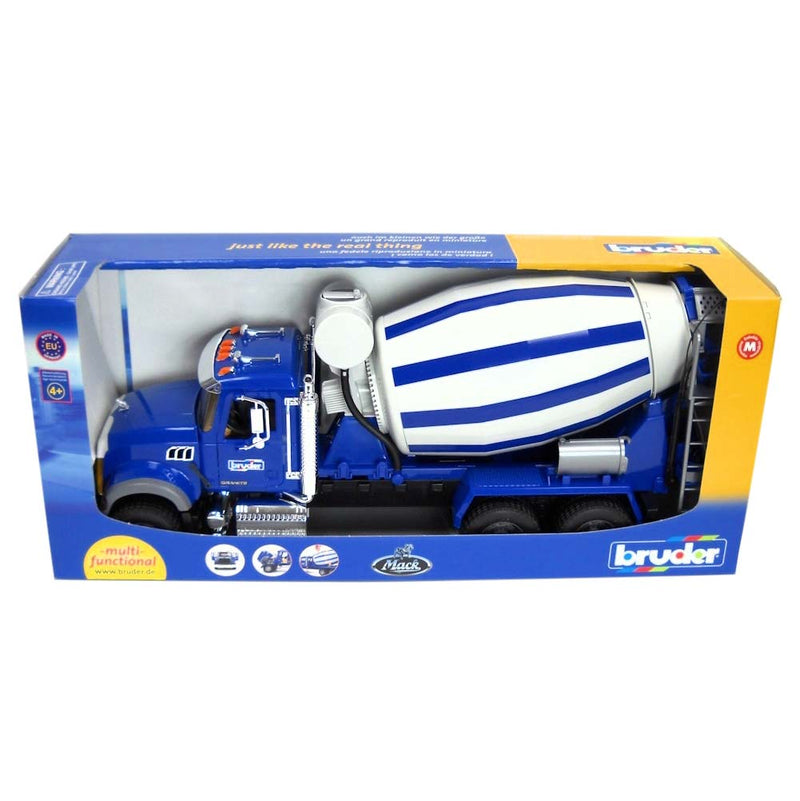 1/16th MACK Granite Cement Mixer & Hard Hat by Bruder