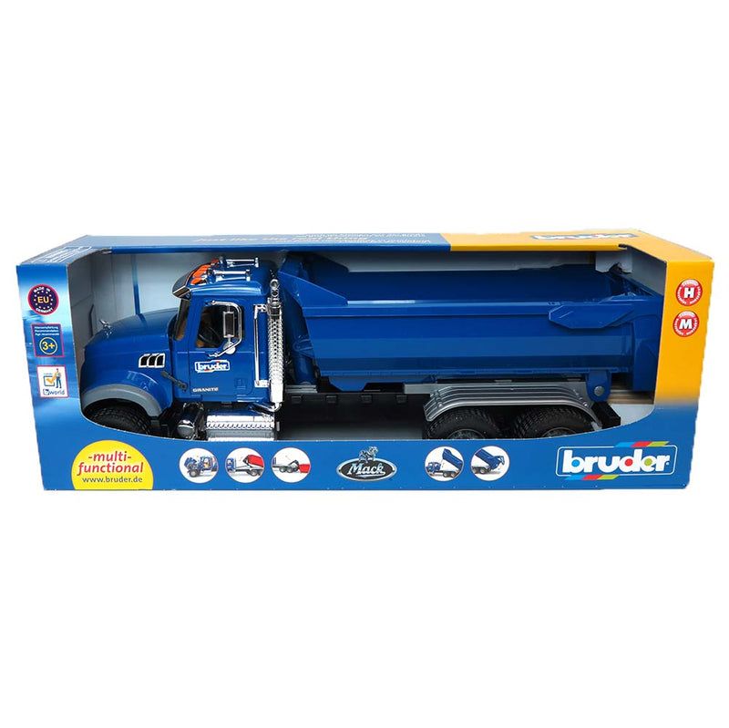 1/16 MACK Granite Halfpipe Dump Truck by Bruder