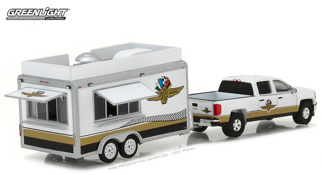 1/64 Silverado and Show Trailer, Indianapolis Motor Speedway by Greenlight