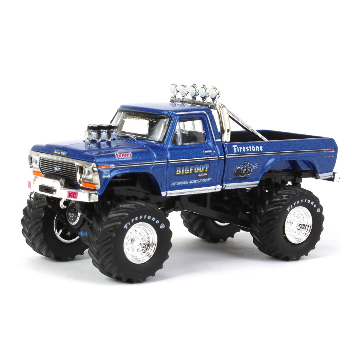 レア 1/64 グリーンライト1974 FORD F-250 BIGFOOT 1/64 1974-79 Ford F-250 Bigfoot #1 Original Monster Truck by