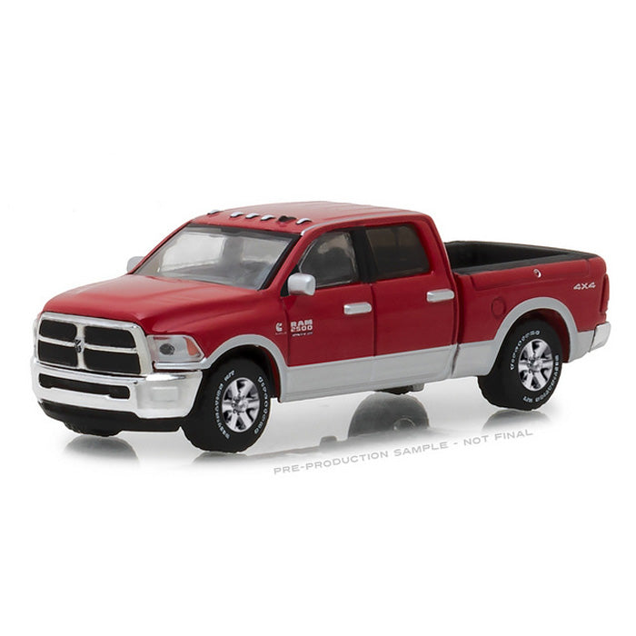 1/64 2018 Ram 2500 Harvest Edition, Case IH Red, Greenlight Collectibles