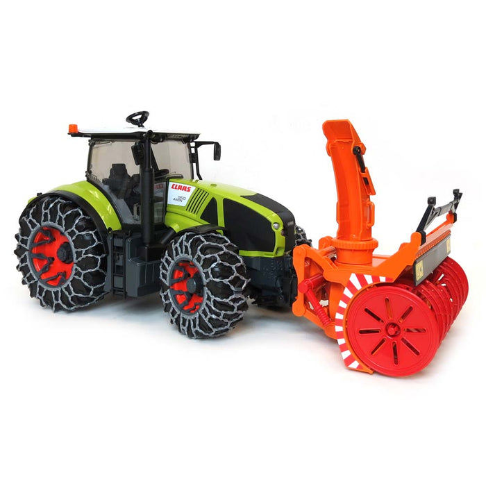 1/16 Claas Axion 950 Tractor with Snow Blower & Tire Chains by Bruder