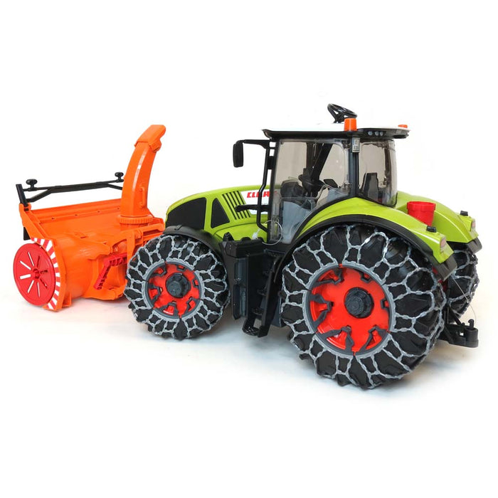 1/16 Claas Axion 950 Tractor with Snow Blower & Tire Chains by Bruder