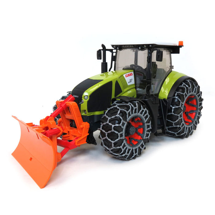 1/16th Claas Axion 950 Tractor w/ Snow Blower, Tire Chains & Snow Plow