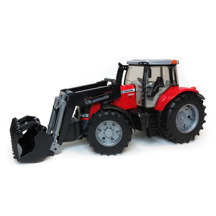 1/16 Massey Ferguson 7624 Tractor with Front End Loader, Bucket and Grapple