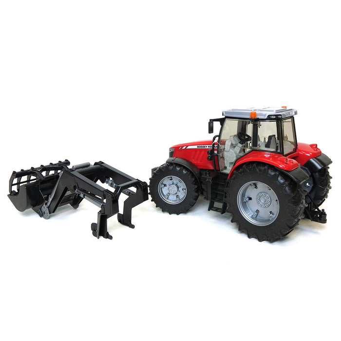 1/16 Massey Ferguson 7624 Tractor with Front End Loader, Bucket and Grapple