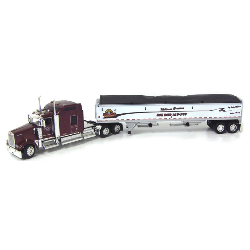 1/64 Limited Edition Big Bud Williams Brothers Kenworth Semi with Grain Trailer, DCP by First Gear