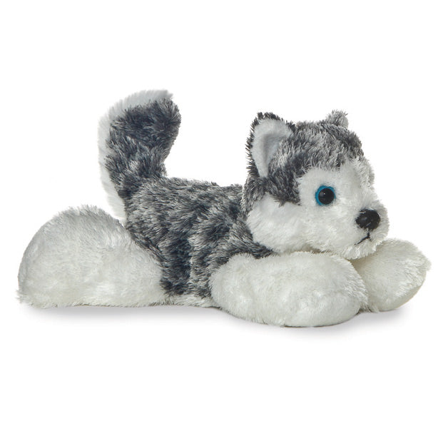 8in Mush Husky Mini Flopsie Plush Animal by Aurora