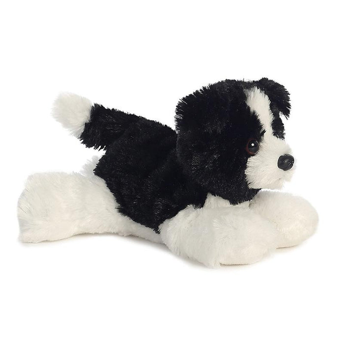 8" Cami Border Collie Dog Mini Flopsie Plush Animal By Aurora