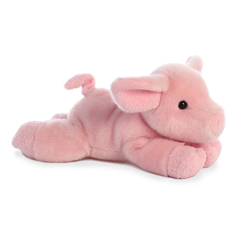 8in Pickles Pink Piglet by Aurora Mini Flopsies