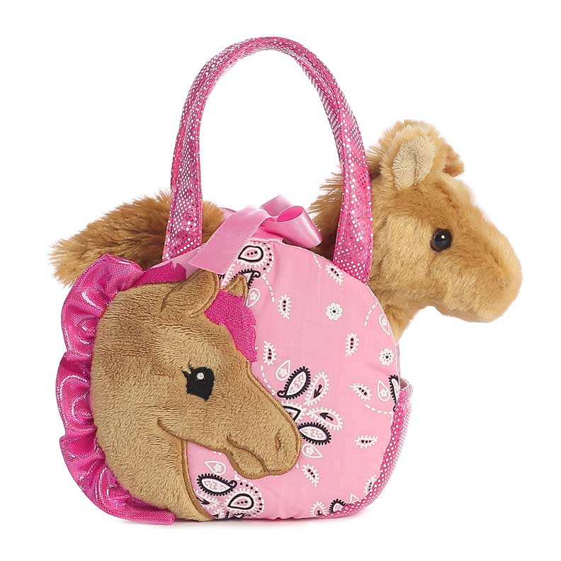 Pretty Pony Fancy Pals Purse with Plush Horse