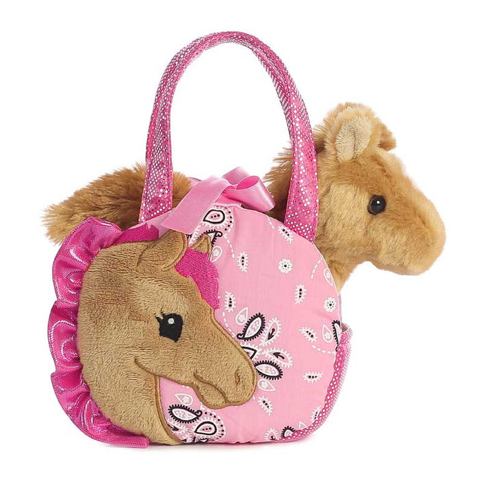 Pretty Pony Fancy Pals Purse with Plush Horse