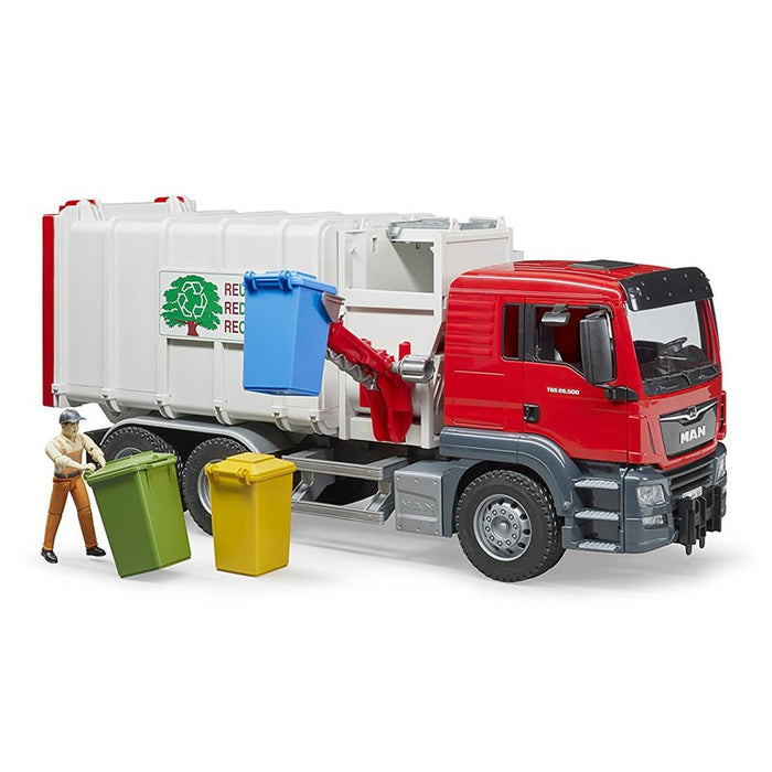 1/16 MAN TGS Side Loading Garbage Truck by Bruder