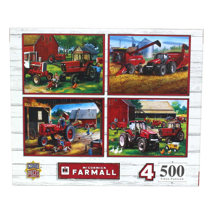 Farmall 4-Pack of 500 Piece Puzzles