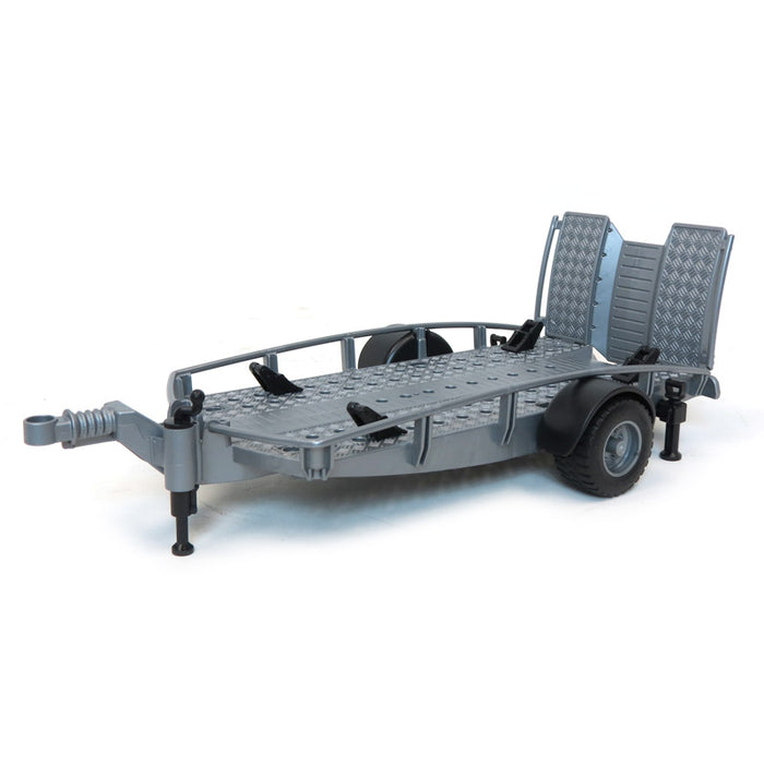 1/16 Single Axle Trailer by Bruder with Ramps