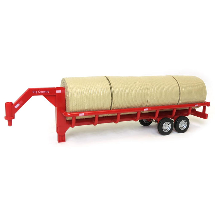 1/20 Gooseneck Round Bale Trailer with 4 Round Bales by Big Country Toys