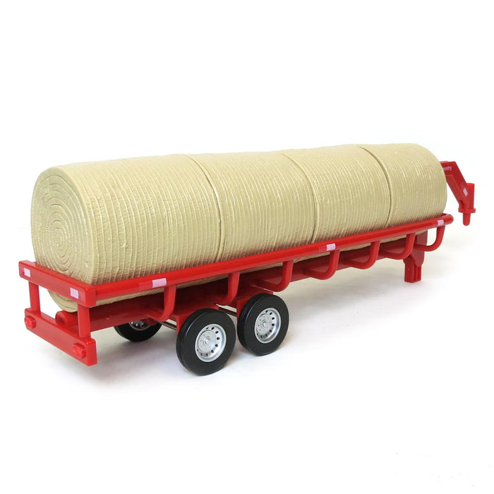 1/20 Gooseneck Round Bale Trailer with 4 Round Bales by Big Country Toys