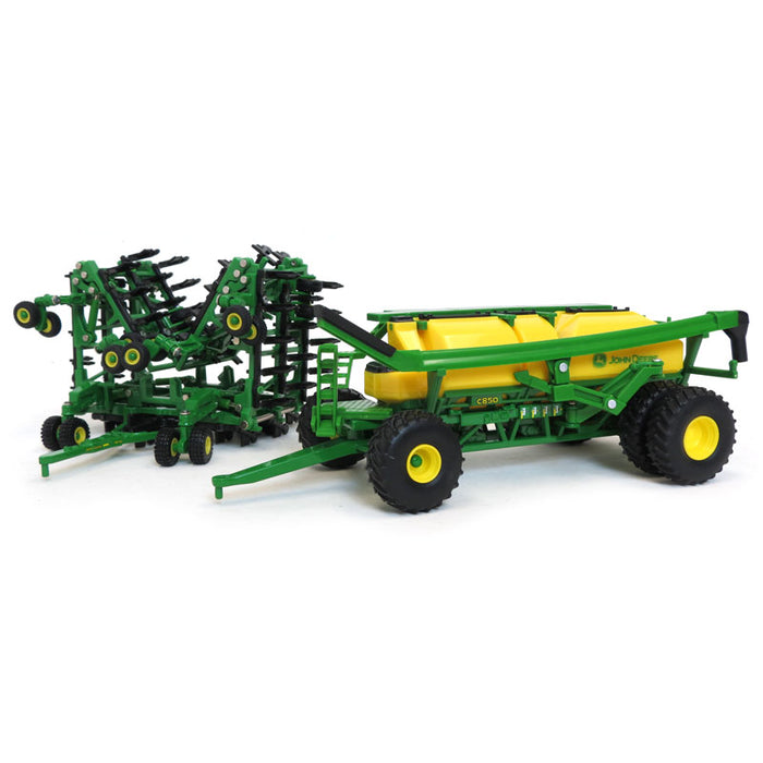 1/64 John Deere Air Seeder Set with 1870 Air Drill & C850 Air Cart