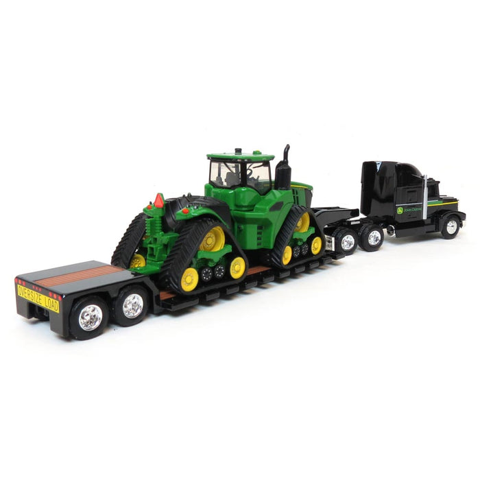 1/64 John Deere 9570RX Scraper Special with Semi and Lowboy Trailer