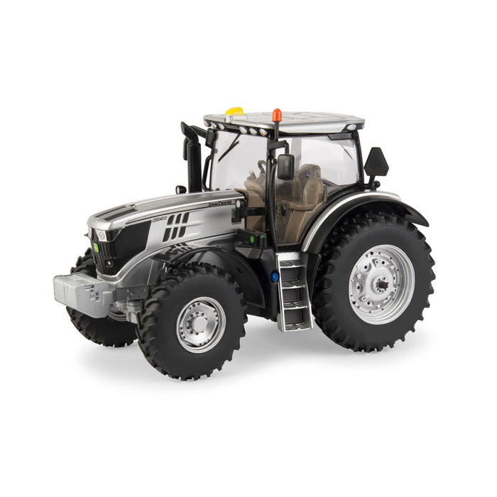 1/32 John Deere 6195R, Silver and Black 100 Years Edition, ERTL Prestige Collection