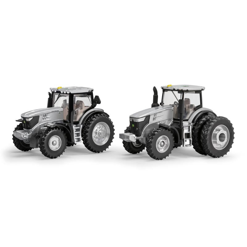 1/64 John Deere 6215R and 7290R in Silver and Black