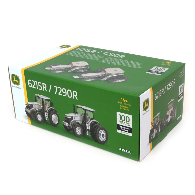 1/64 John Deere 6215R and 7290R in Silver and Black