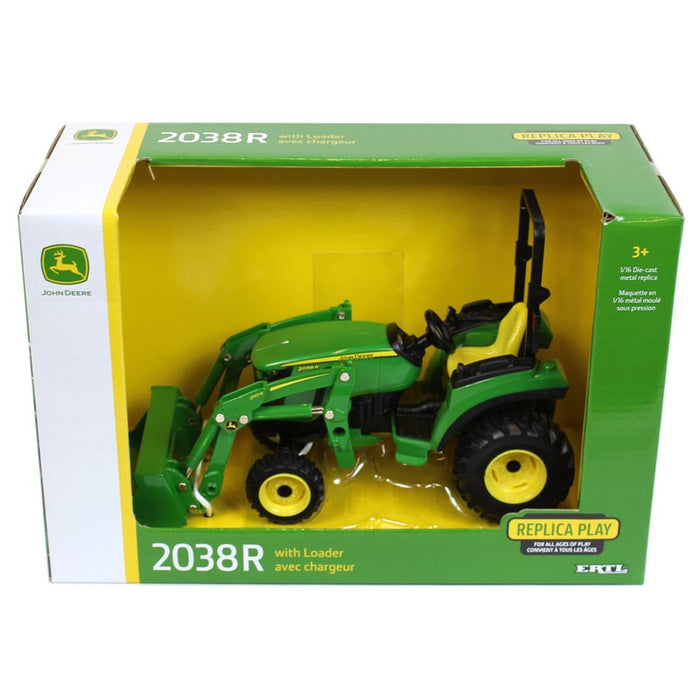 1/16 John Deere 2038R with ROPS and Loader