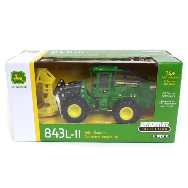 1/50 John Deere 843L-II Wheeled Feller Buncher, ERTL Prestige