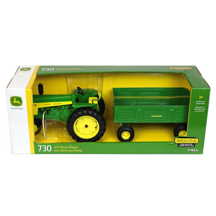 1/16 John Deere 730 with Barge Wagon