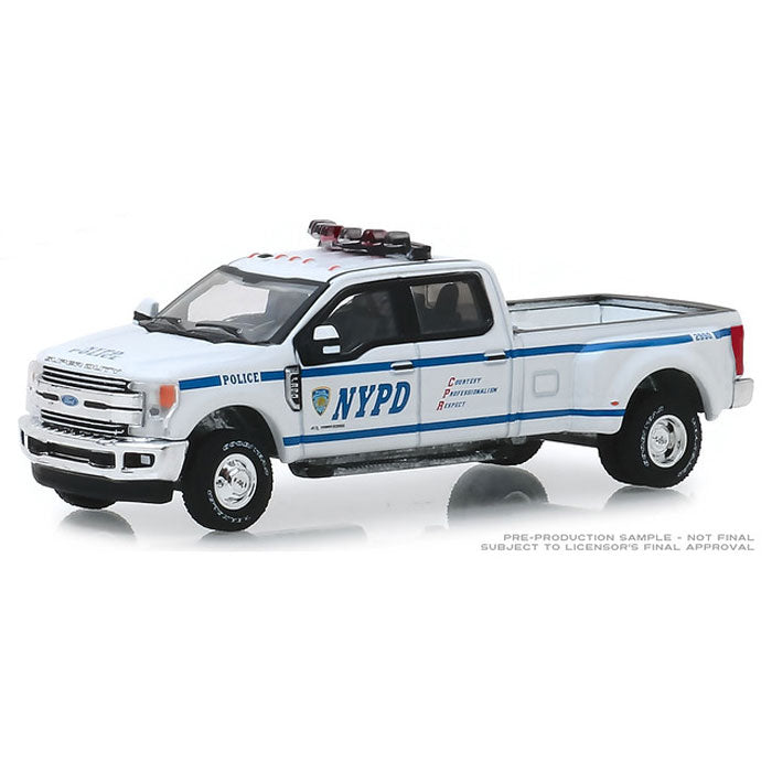 1/64 2019 Ford F-350 Dually, NYPD, Dually Drivers Series 2