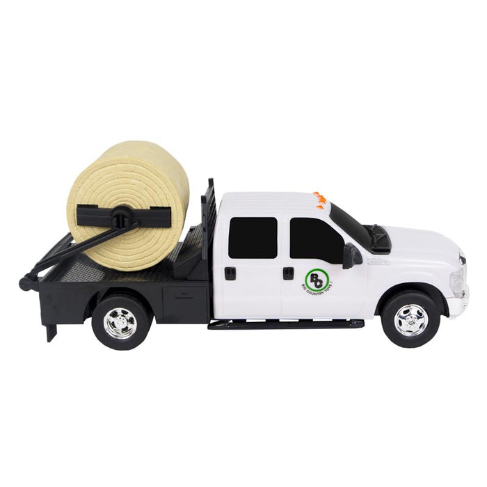 1/20 Ford F-350 Flatbed with Bale Bed & Bale by Big Country Toys