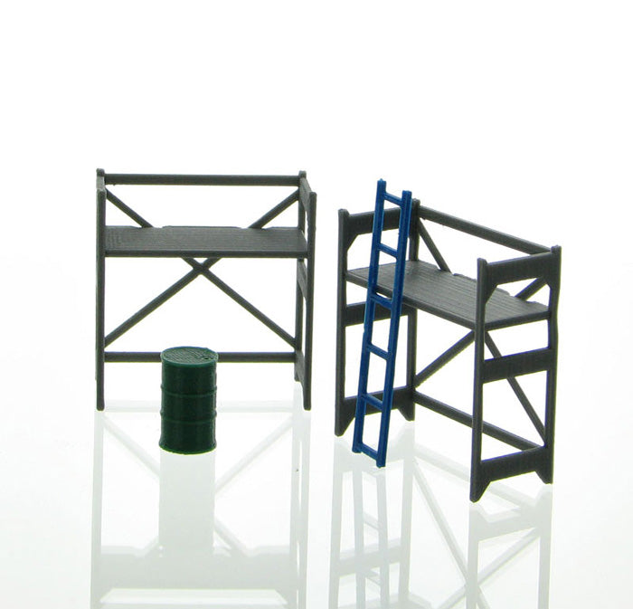 1/50 Gray Scaffolding set 3D Print plastic