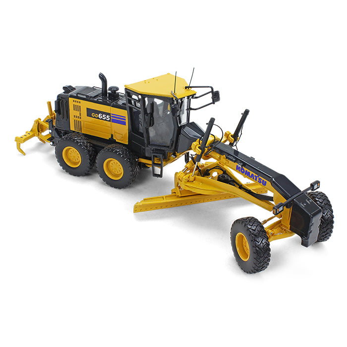 first gear komatsu 1/50 Komatsu GD655-6 Motor Grader with Ripper by First Gear — Outback Toys