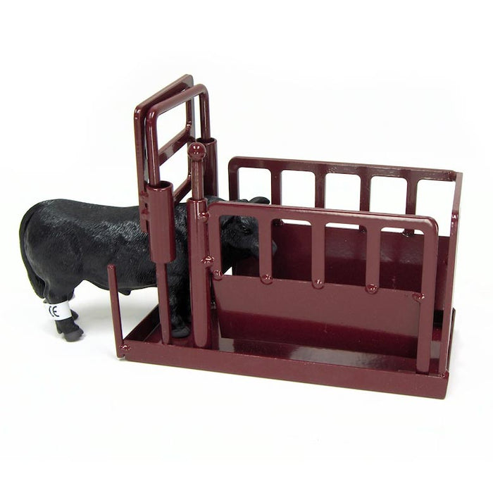 1/16 Little Buster Toys Red Cattle Squeeze Chute