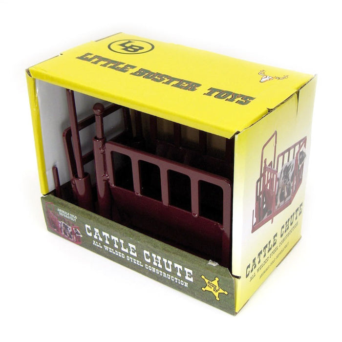 1/16 Little Buster Toys Red Cattle Squeeze Chute