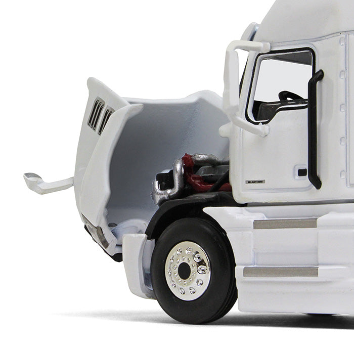 1/64 Mack Anthem Sleeper Cab, White with White 53ft Box Trailer by First Gear