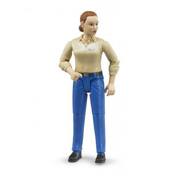 1/16 Bruder Female Figurine with Blue Jeans