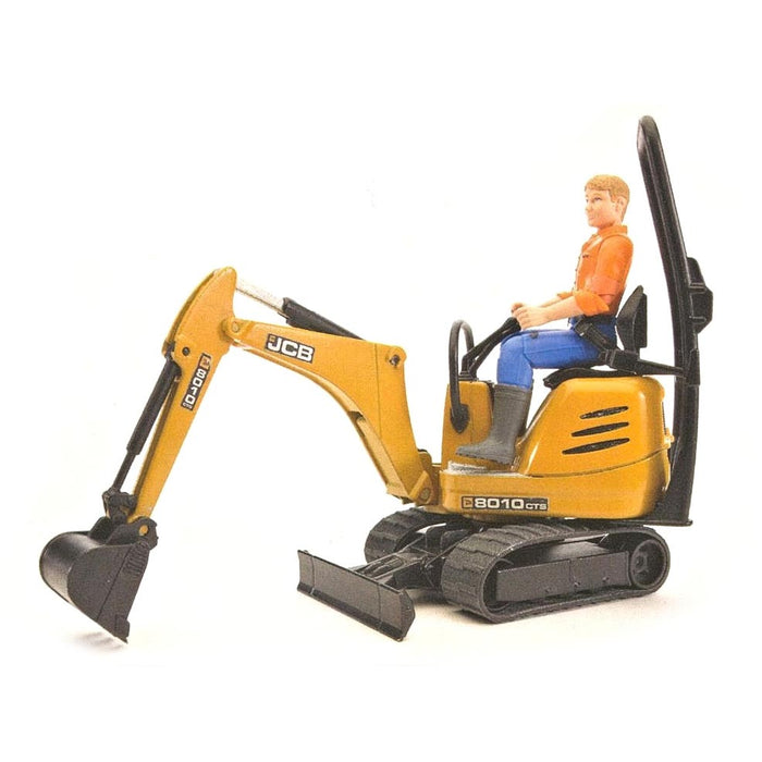 1/16 JCB 8010 CTS Mini Excavator w/ Construction Worker by Bruder