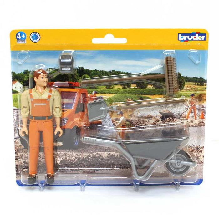 1/16 Figure Set Municipal Worker by Bruder