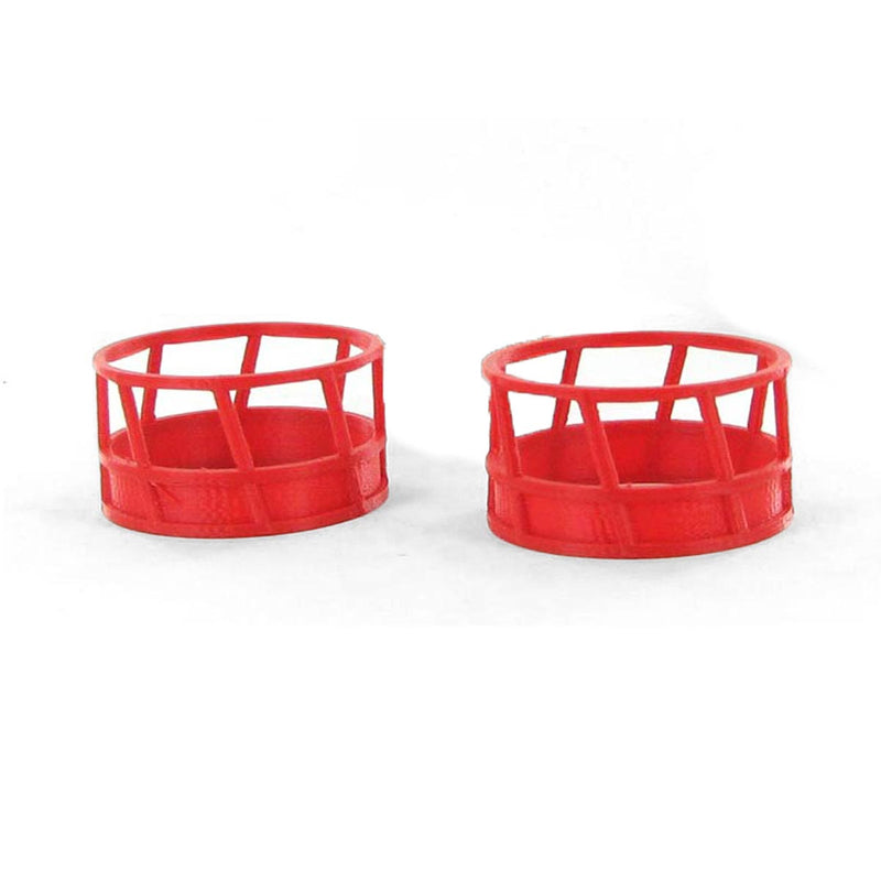 1/64 Red Hay Feeder, 2 Pack, 3D Printed