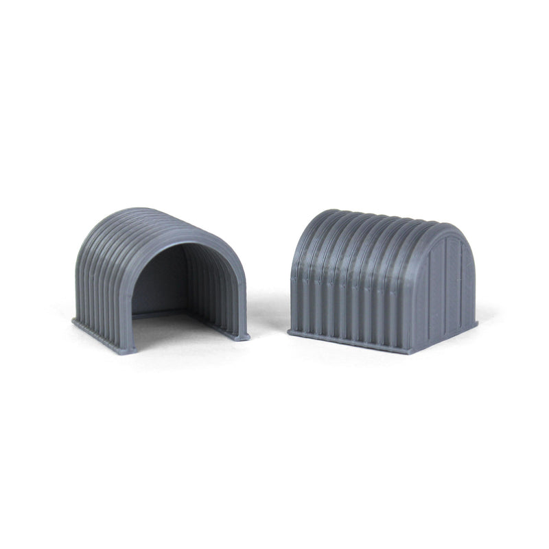 1/64 Gray Hog or Calf Shelter, 2 Pack, 3D Printed
