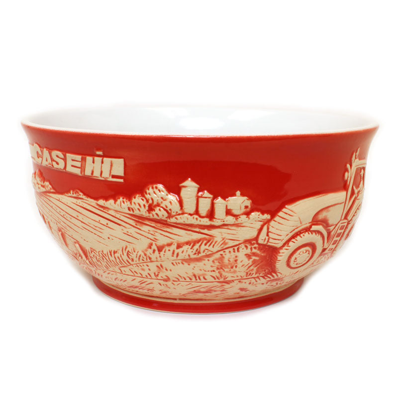 Farmall Large Raised-Relief Stoneware Bowl