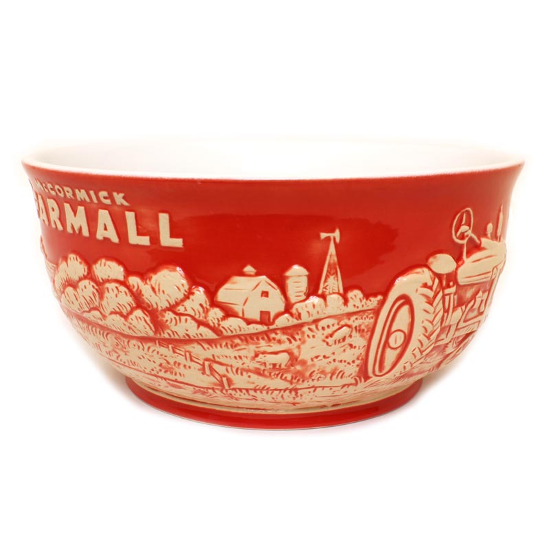 Farmall Large Raised-Relief Stoneware Bowl