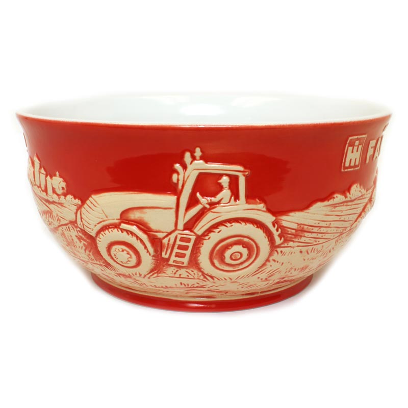 Farmall Large Raised-Relief Stoneware Bowl
