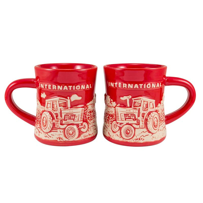 IH 1066 Raised-Relief 12oz Red Mug